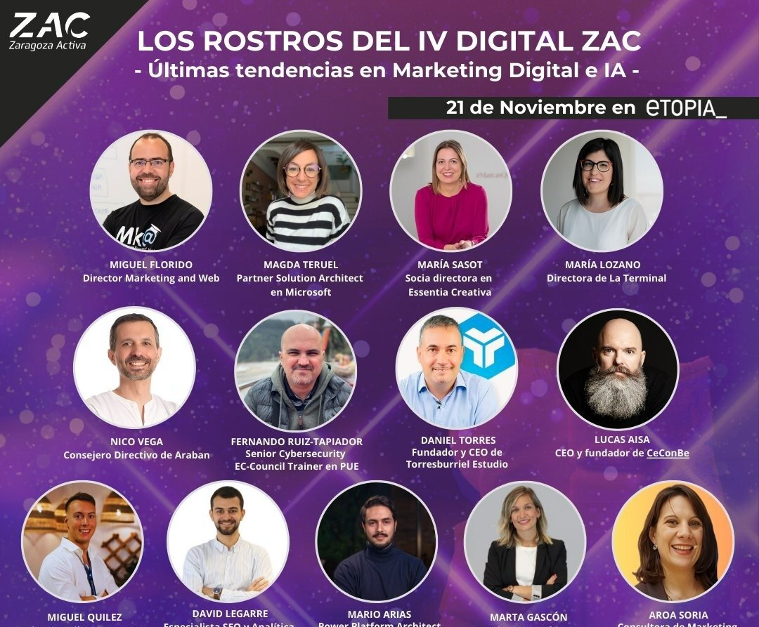 Hoy Aragón: Etopia acoge el evento referente de Marketing Digital e IA: esta es su programación